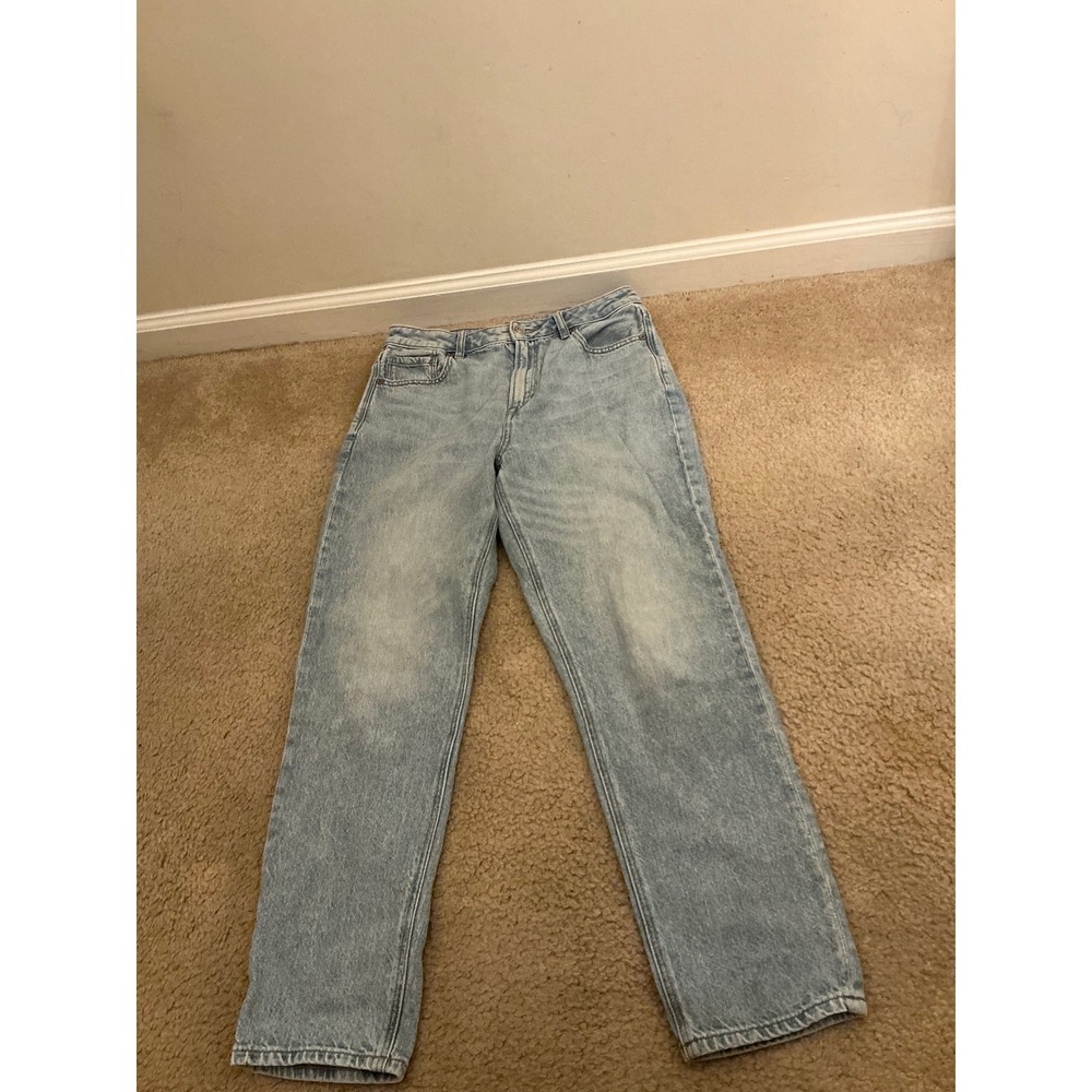American Eagle women's mom jeans light wash size 8